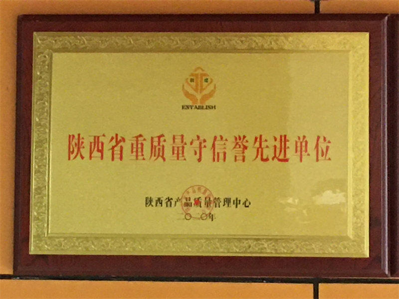 陜西省重質(zhì)量守信譽*單位